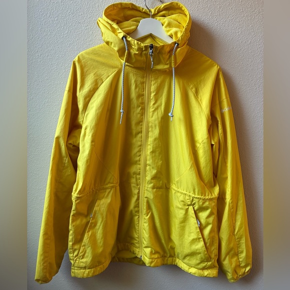 Columbia Side Hill Fleece Lined Windbreaker in Yellow (Size: L) - Picture 1 of 16